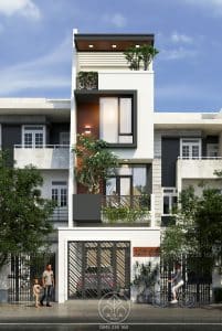 nhà phố 1 trệt 2 lầu 4x15m