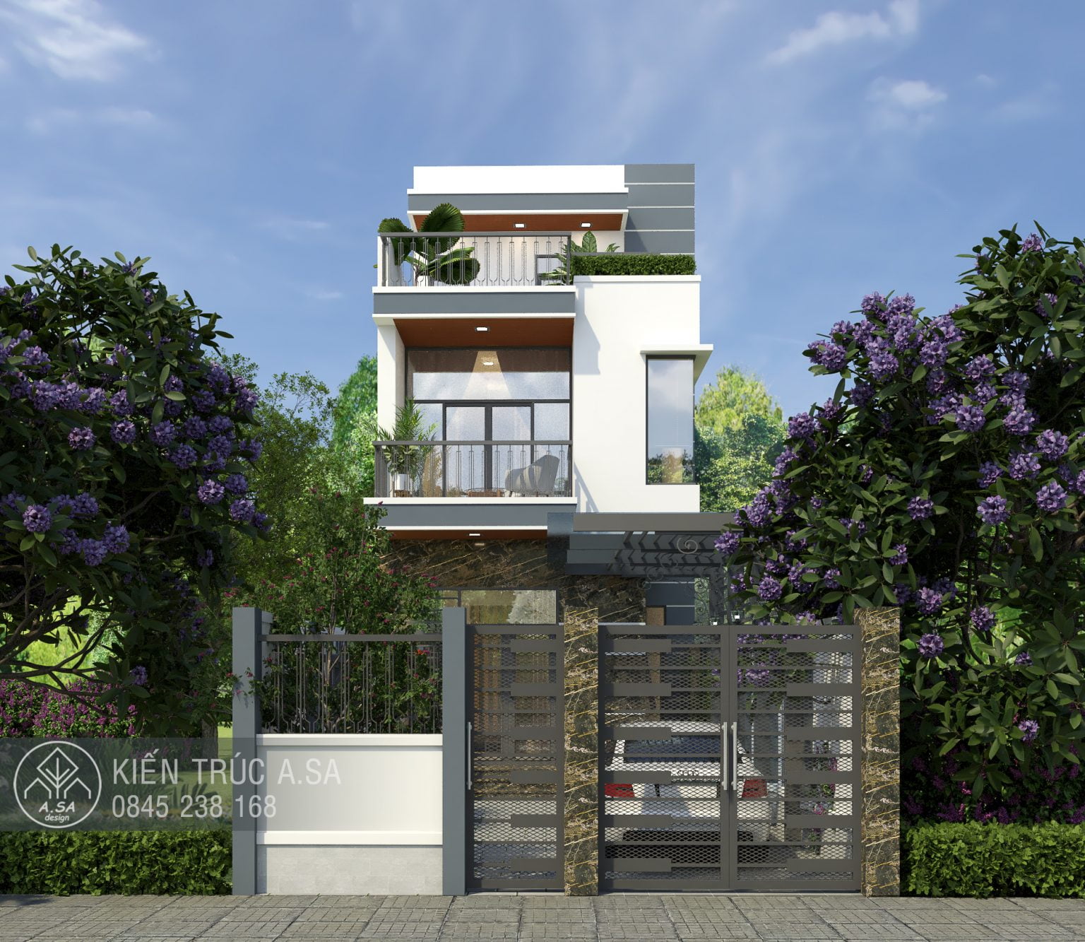 Nhà 1 trệt 1 lầu đẹp