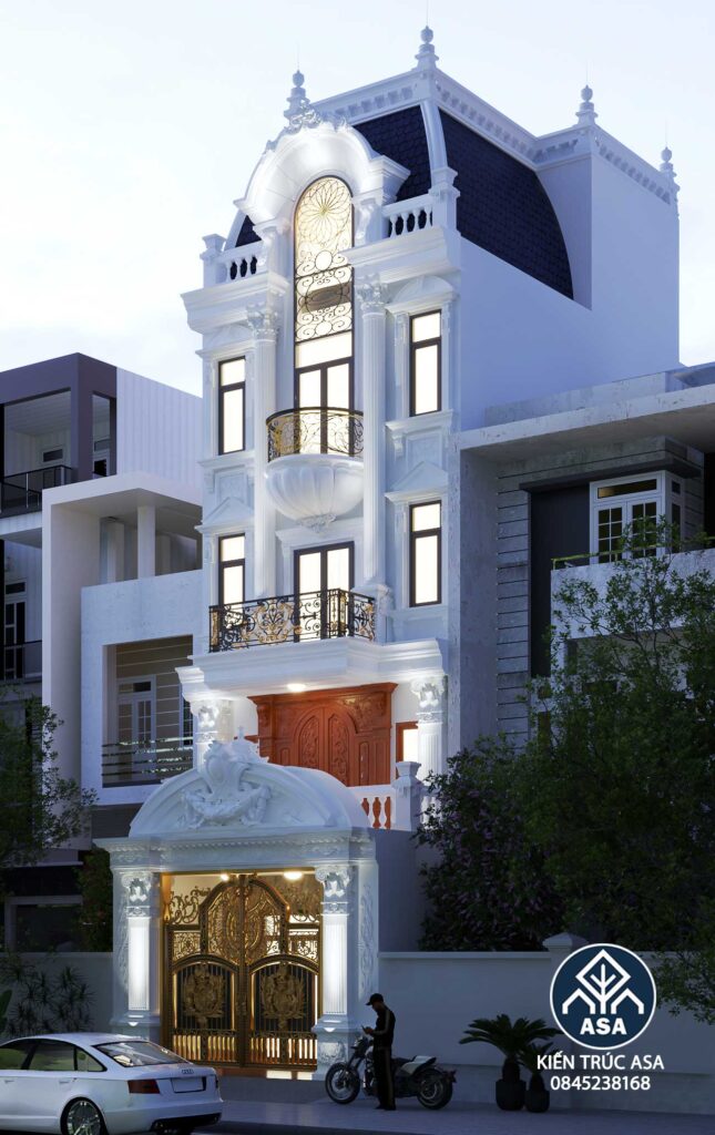 biệt thự tân cổ điển 6 x 15m 